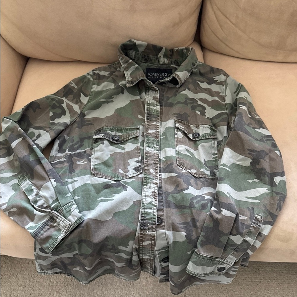 Forever 21 Camouflage Shirt